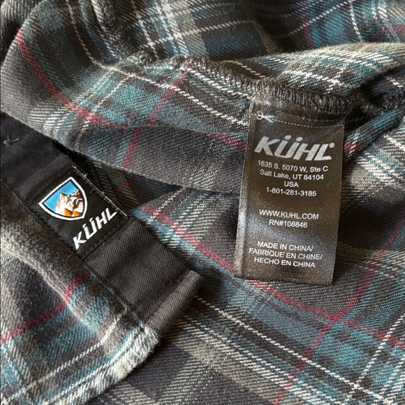Kuhl Men’s Fugitive Flannel Shirt- XL - Picture 9 of 10
